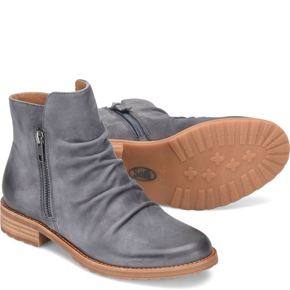 Sofft Shoes - NWT Sofft Beckie II Leather Booties Color Storm Blue Sz 6,5